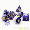 Two-Tone Gemini Polyhedral Dice in 30 Different Colors, RPG Dice Set of 7 for Table Games Dungeons and Dragons D&D